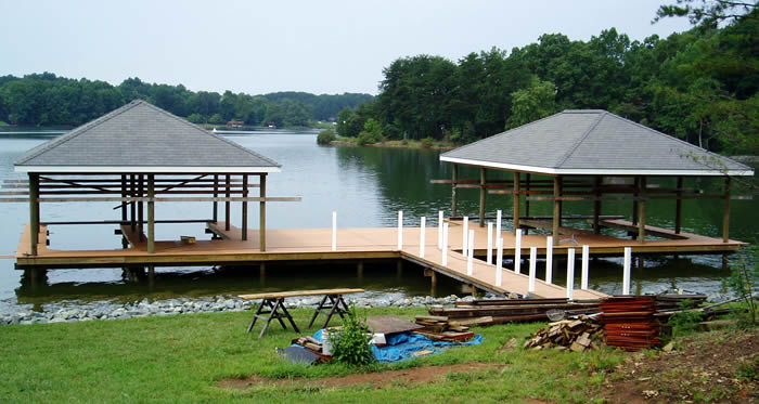 Dock photographs, smith mountain lake virginia